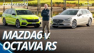 2024 Mazda6 Atenza v Skoda Octavia RS Comparison  This one is for the antiSUV crowd [upl. by Linus]