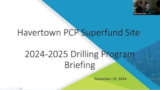 US Environmental Protection Agency Havertown PCP Superfund Site Update  November 19 2024 [upl. by Zehe]