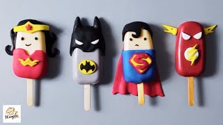 Marvel Cake Pops I Comic Character Cakesicles I Hoopla Recipes [upl. by Ilocin]