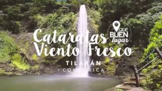 Costa Rica Cataratas Viento Fresco  Tilarán ¡Qué buen lugar HD [upl. by Sower]