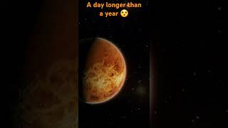 MindBlowing Venus Fact A Day Longer Than a Year funscience shorts [upl. by Ayotel]