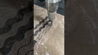 Waterjet cutting machine ceramic processing stone processing glass processing rock plate proces [upl. by Eltsirk66]