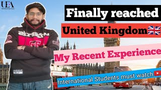 My Recent 🤗 Experience in UK 🇬🇧  Finally reached England 📍 [upl. by Anialed]