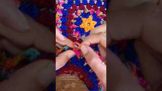 Colorful Granny Square Full Vid on My Channel TheKnitBoss [upl. by Yarahs]