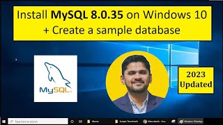 How to install MySQL 8035 Server and Workbench latest version on Windows 10 [upl. by Palmore]