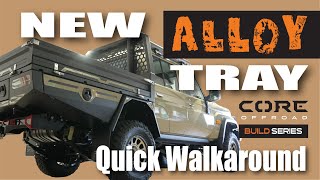 NEW V2 Alloy Tray Walk Around on a Sandy Taupe 79 Series  Core Offroad [upl. by Jegger180]