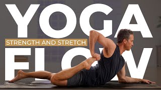 Yoga Flow Strength and Stretch Boost Your Flexibility amp Strength in 20 Min [upl. by Mendy]