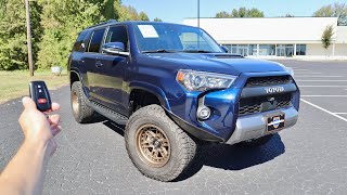 2022 Toyota 4Runner TRD Off Road Start Up Walkaround POV Test Drive and Review [upl. by Brill]