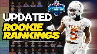 All Rookie Rankings amp Tiers  2024 Dynasty Football [upl. by Aushoj]