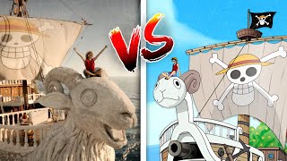 ONE PIECE ANIME VS LIVE ACTION FICOU BOM [upl. by Teryn935]