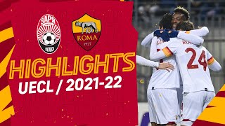 Zorya 03 Roma  Conference League Highlights 202122 [upl. by Guttery198]