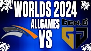 HANWHA LIFE VS GENG WORLDS 2024 ALLGAMES HIGHLIGHTS  CASTEO DE IBAI [upl. by Notneb]