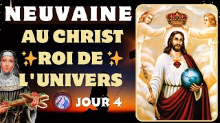 NEUVAINE AU CHRIST ROI DE LUNIVERS QUATRIÈME JOUR Pour les causes difficiles avec Sainte Rita [upl. by Rustice539]