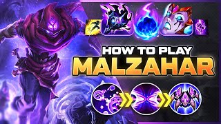 HOW TO PLAY MALZAHAR SEASON 14  NEW Build amp Runes  Season 14 Malz guide  League of Legends [upl. by Aleet]