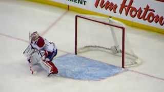 Carey Price in action during the Canadiens  Senators hockey game [upl. by Tiffanie]