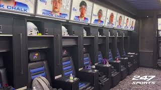 Inside the new Kansas football locker room and weight room [upl. by Kizzie]