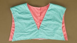 How to Sew Lining in a Bodice [upl. by Thetisa]