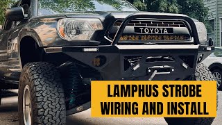 Lamphus NanoFlare Strobe Light Wiring amp Install [upl. by Nolly]