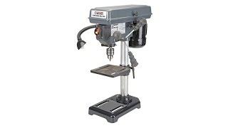 Central Machinery 8 Inch 5 Speed Bench Drill Press Unbox And Assembly [upl. by Eiralc]