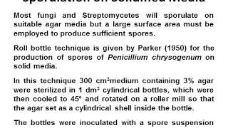 The development of inocula for mycelial processes [upl. by Villada616]