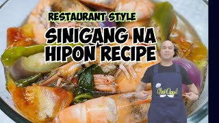 PERFECTLY COOKED SINIGANG NA HIPON RECIPE  RESTAURANT STYLE SINIGANG NA HIPON RECIPE [upl. by Nohsed]