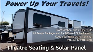 Rockwood 2608BS THEATRE SEATING FRONT KITCHEN TWO SLIDES All Power Package 12Volt Refer 200W SOLAR [upl. by Khoury]