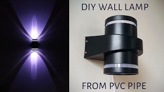 DIY How to Make Wall Decoration Lights  Simple Ideas from PVC Pipe [upl. by Nerraw301]