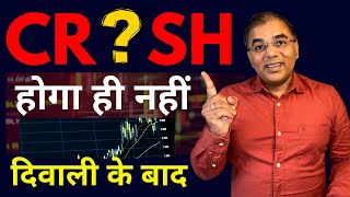 Share market crash नहीं होगा अब  recovery in market  will share market CRASH after diwali [upl. by Twyla475]