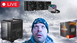 Live DeepCool LT720 360 AIO Cooler Install [upl. by Kiefer685]