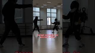 Second intention in military sabre fencing フェンシング historicalfencing swordfighting [upl. by Finzer]