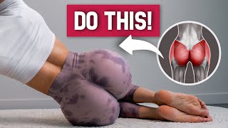 GIVE YOUR HIPS A HOURGLASS ROUND SHAPE Floor Only No Squats No Equipment At Home Butt Workout [upl. by Learrsi]