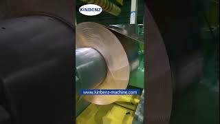 Kinbenz Copper Foil Slitting Line Recoiler Performs perfectly [upl. by Yelda779]