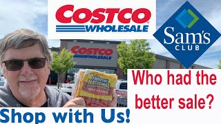 SAMs CLUB or COSTCO  Who had the better sale this week SHOP WITH US You Decide [upl. by Kaltman]