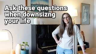 7 questions to ask when decluttering for downsizing [upl. by Comethuauc]