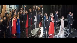 Cast of Les Miserables preforming at the 85th Academy Awards 2013 [upl. by Enuj725]