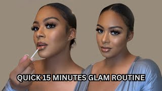 QUICK 15 MINUTE MAKEUP ROUTINE  Dawn Rose [upl. by Constanta]