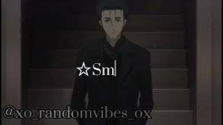 Okabe Rintaro edit with Kurisu anime steinsgate0 steinsgate animeedit [upl. by Cirdla36]