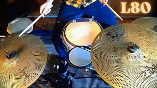 Zildjian L80 low volume cymbals sound test [upl. by Hootman611]