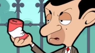 Picking Up Trash  Mr Bean Official Cartoon [upl. by Tippets]