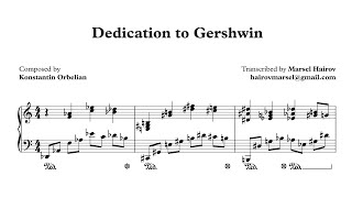 Konstantin Orbelian  Tribute to Gershwin [upl. by Kemp]