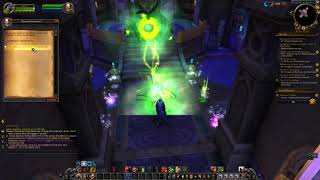 WoW Legion  Dabbling in the Demonic Mage Tower Quest [upl. by Anemolif577]