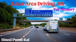 Driving in UK  Folkestone to Ashford Kent  England UK  Just for Memory  सम्झनाको लागि ड्राइभिङ [upl. by Attemaj]