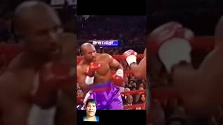 evander holyfield vs Lenox lewis shortvideo boxingmatch boxing [upl. by Arytas268]