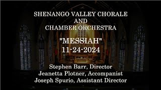 LIVE  Shenango Valley Chorale quotMessiahquot  11242024 [upl. by Nelubez]