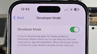 How To Enable Developer Mode on iPhone iOS 17 [upl. by Salsbury]