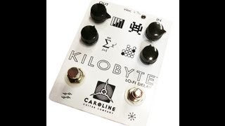 Caroline Kilobyte Delay demo by Pete ThornVintage King [upl. by Meek310]