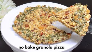 Super Healthy Granola Nut Bar Recipe  No Oven Sugar Free Healthy dessert [upl. by Brechtel697]