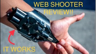 Reviewing JLaservideo’s SpiderMan Web Shooter  WORLD’S MOST ADVANCED [upl. by Ytsrik616]