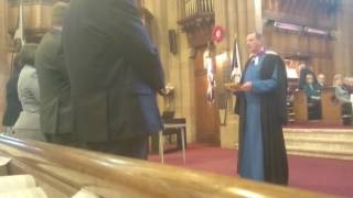 Ordination of New Elders Largs Clark Memorial Church [upl. by Enitsirk]