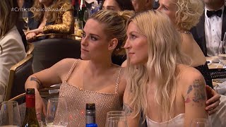 Kristen Stewart and Dylan Meyer in the Audience at the Critics Choice Awards HD [upl. by Anaile]